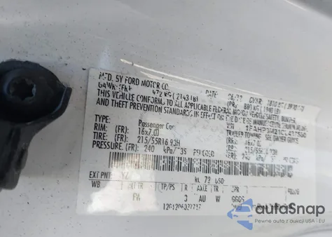 2012 Ford Focus Sel из США, поврежденный, VIN 1FAHP3M21CL437560